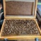 Large Pin Gauge Set .250/.500 in Wooden Dove-Tailed Case