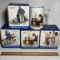 Set of 4 1985 Norman Rockwell’s Seafarers Collection of Porcelain Tankards