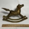 Solid Brass Rocking Horse