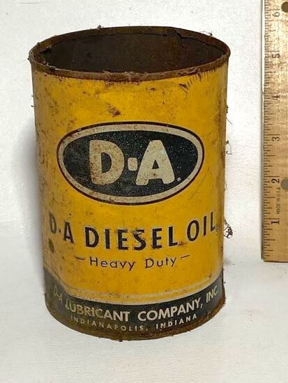 D-A Diesel Oil Advertisement Can