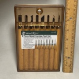 Wood River 8 pc Detail Carving Tool Set in Case