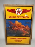 1998 ERTL Die-Cast 1929 Curtiss Robin Airplane Wings of Texas Coin Bank in Box