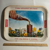 Vintage Coca-Cola “Coke Refreshes you best” Tray