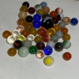 Lot of Misc Marbles & Shooter