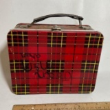 Early Metal Plaid Lunch Box by Thermos