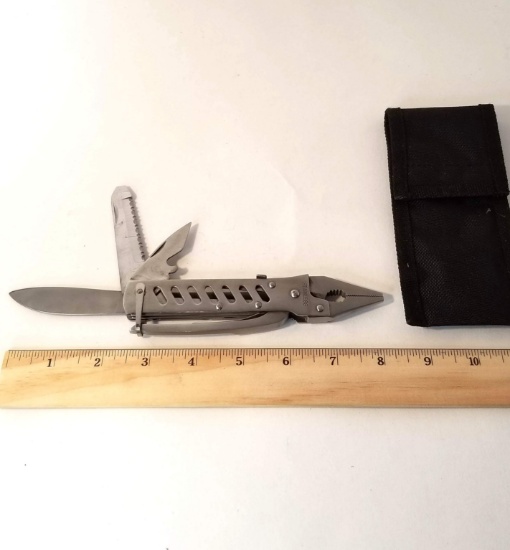 Multi-Purpose Pocket Tool with Case