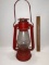 Vintage Red Winged Wheel Lantern Made in Japan