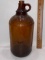 Vintage Brown Glass Clorox Bottle