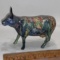 2000 CowParade Holdings Corp. Colorful Porcelain Cow Figurine