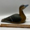 Hand Painted Wooden Duck Figurine