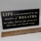 Small Wooden Sign 