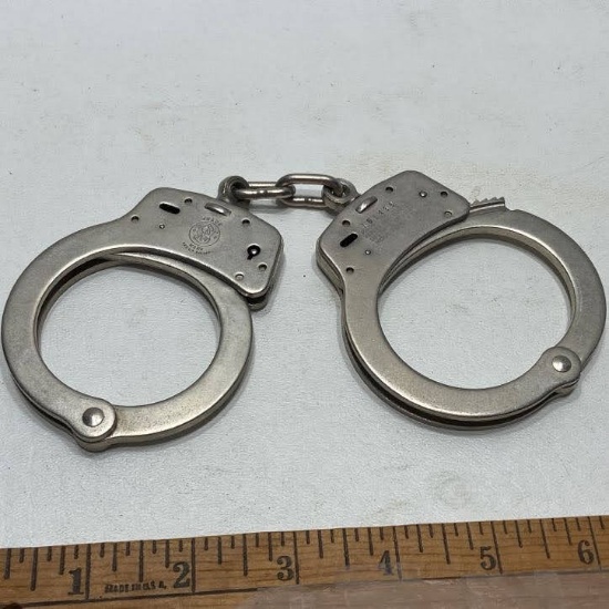 Pair of Smith & Wesson Handcuffs with Key