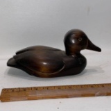 Wooden Duck Figurine