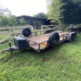 Large Trailer with Winch with New Tires