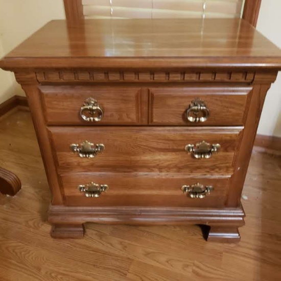 Kincaid Solid Wood Furniture Hunters Run Night Stand with 2 Drawers