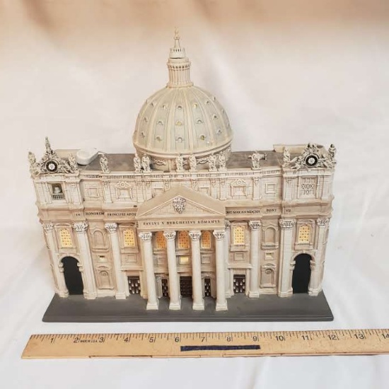 Department 56 Lighted St Peter’s Basilica, Rome with Box