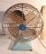 Vintage Blue Metal Fan