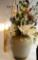 Artificial Floral Arrangement in Pottery Vase