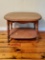 2-Tier Vintage Wooden Side Table