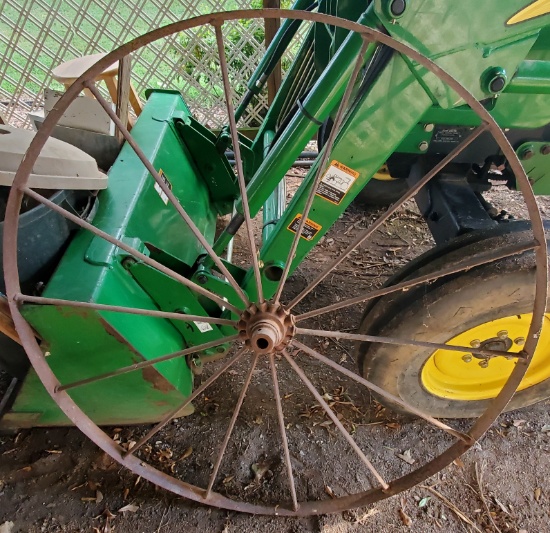 Large Metal 50" Wagon Wheel