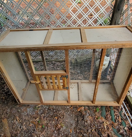 Hand Made Wooden Cage