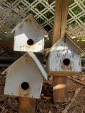 Lot of Wooden Birdhouses