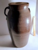 Large Pottery Churn with Handle