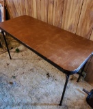 4 ft Long Vintage Folding Table