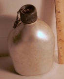Vintage Military Aluminum Canteen