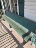 Wooden Vintage Painted Church Pew/Bench