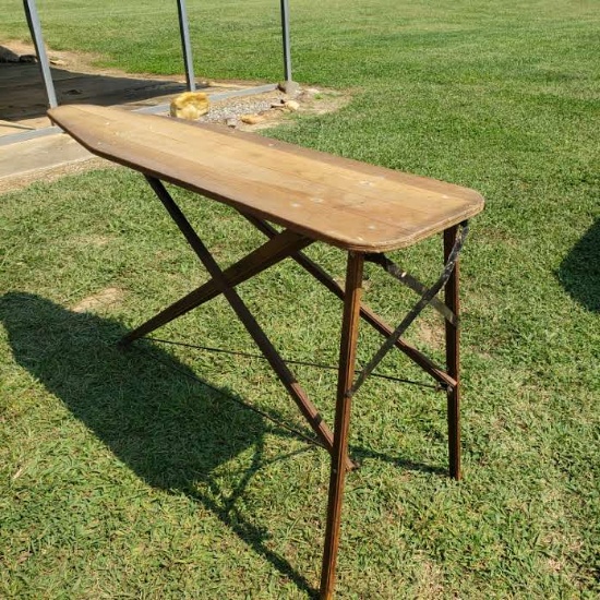 Antique Wood Ironing Board