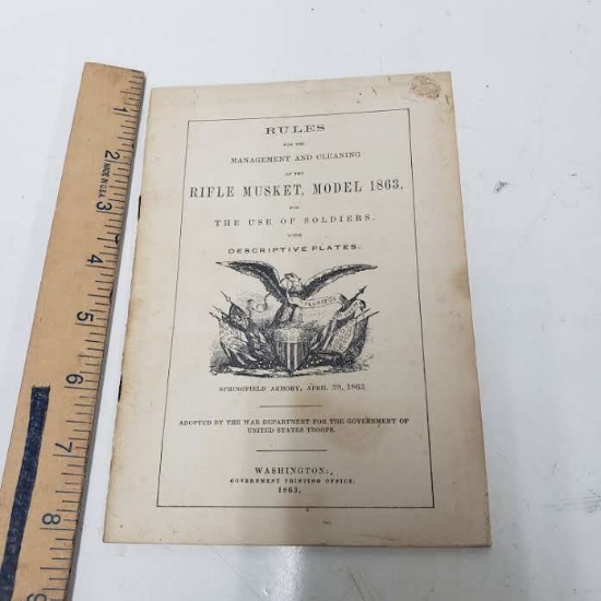 Rifle Musket Model 1863 Manual