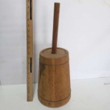 Vintage Wood Butter Churn with Dasher