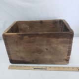 Vintage Wood Ammo Crate