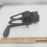 Antique Desnoyers and Vohl Wood and Metal Rope/ Cord Winder