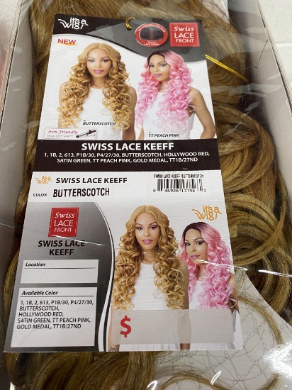 Lot of 14 Various Wigs