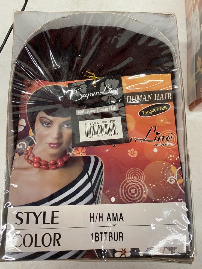 Lot of 18 Various Wigs