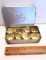 Pampered Chef Miniature Cookie Cutter Set in Metal Box
