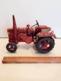 Red Decorative Metal Tractor
