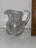 Sweet Etched Lead Crystal Creamer by Lenox