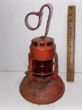 Antique Dietz Red Railroad Lantern