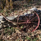 Metal Wheel with Pole