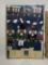 70” Ashley Taylor Flannel Backed Round Vinyl Tablecloth with Nutcrackers & Trains