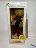 Animated Santa Claus Christmas Display Figure in Box