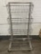 Sturdy Metal Rolling Display with 5 Shelves