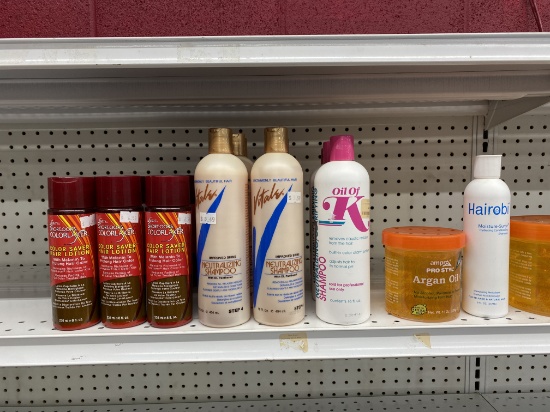 Lot of Miscellaneous Beauty Products Including Shampoos, Hair Gel, and Much More! 