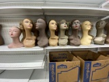 Lot of 15 Mannequin Heads