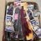 Large Assorted Lot of Miscellaneous Brands Hair Pieces in Various Colors, Styles, and Lengths