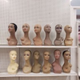 Lot of 12 Mannequin Heads