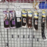 Assorted Lot of Hair Packs in Various Brands, Lengths, Colors, and Styles